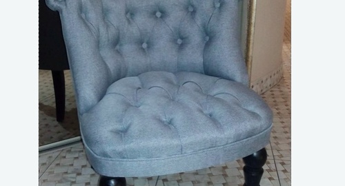 Обшивка стула на дому. Новопетровское